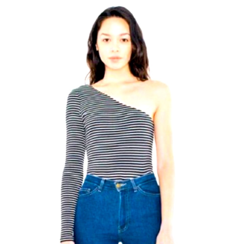 Original American Apparel one shoulder top